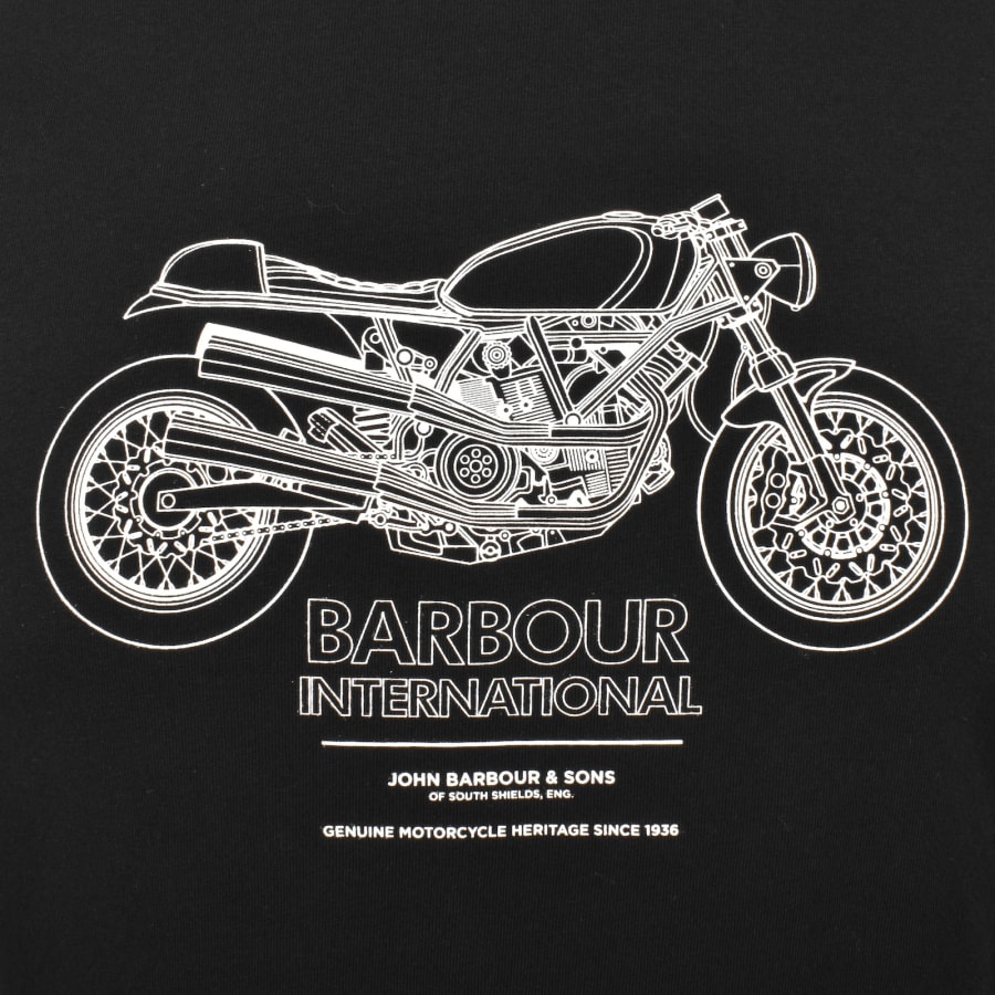 Barbour international motorcycle t shirt best sale